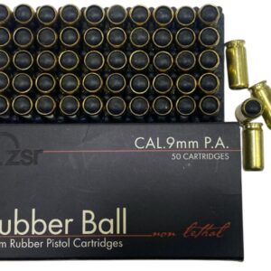 Municion Original Rubber Ball 9mm Deportiva