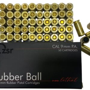 Municion Recalzada Rubber Ball 9mm Deportiva